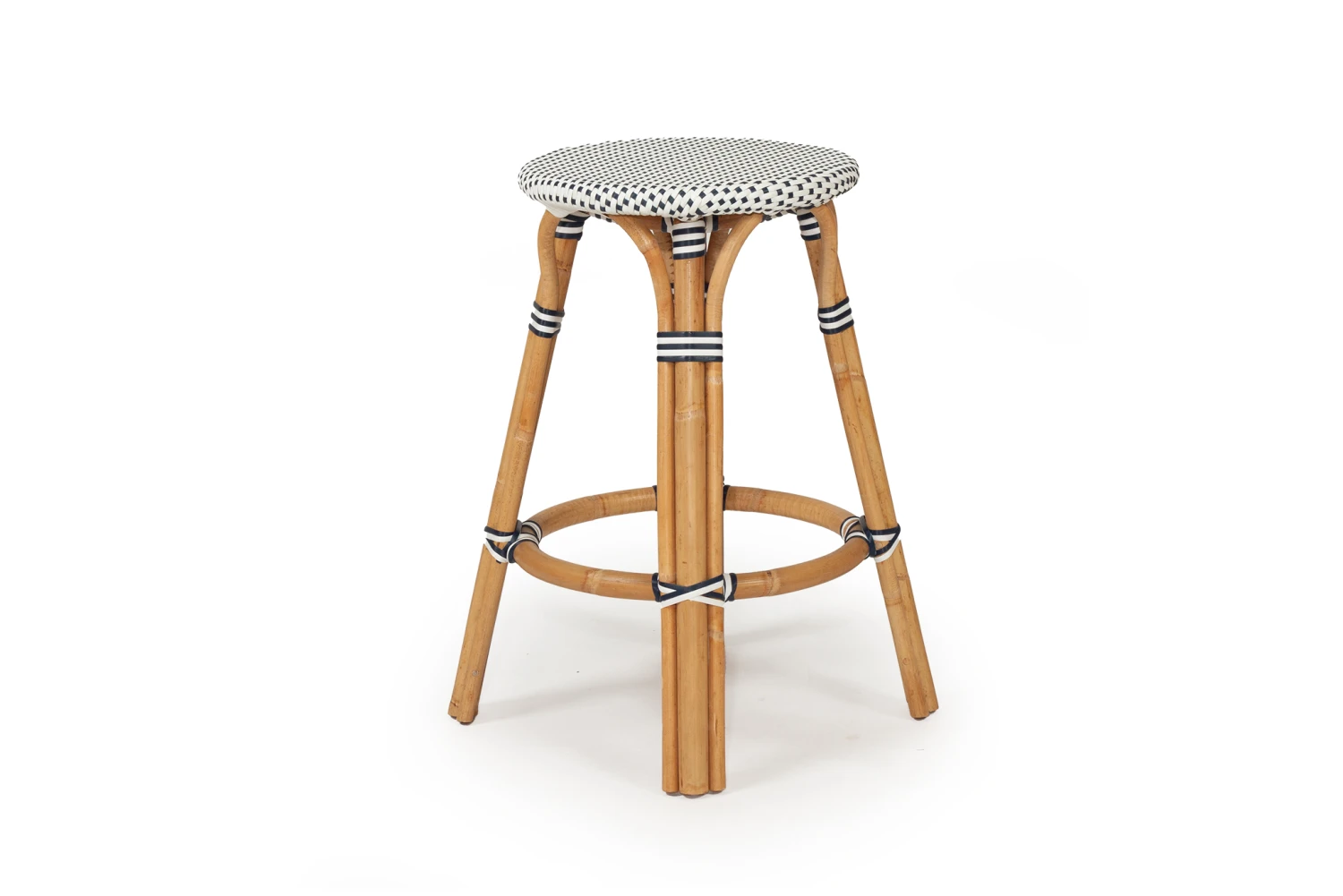 Sorrento Backless Counter Stool – Navy 6 Sorrento Backless Counter Stool – Navy - Image 4