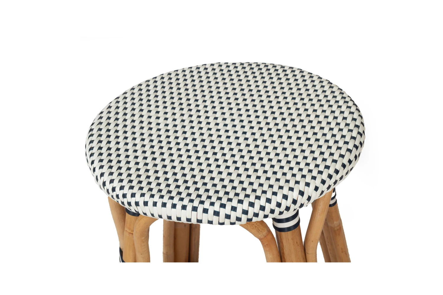 Sorrento Backless Counter Stool – Navy 4 Sorrento Backless Counter Stool – Navy - Image 2