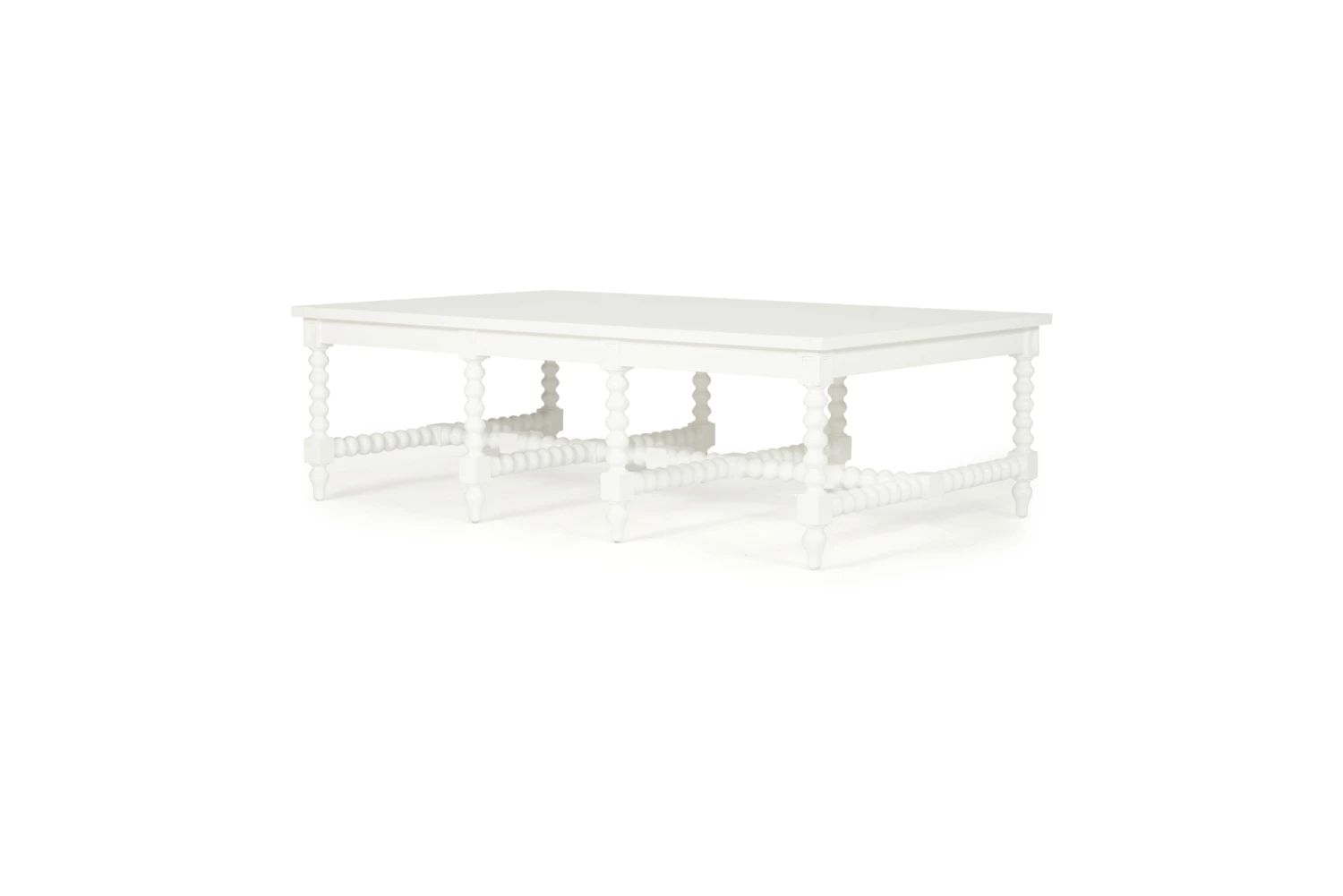 Stradbroke Bobbin Coffee Table – White 5 Stradbroke Bobbin Coffee Table – White - Image 3