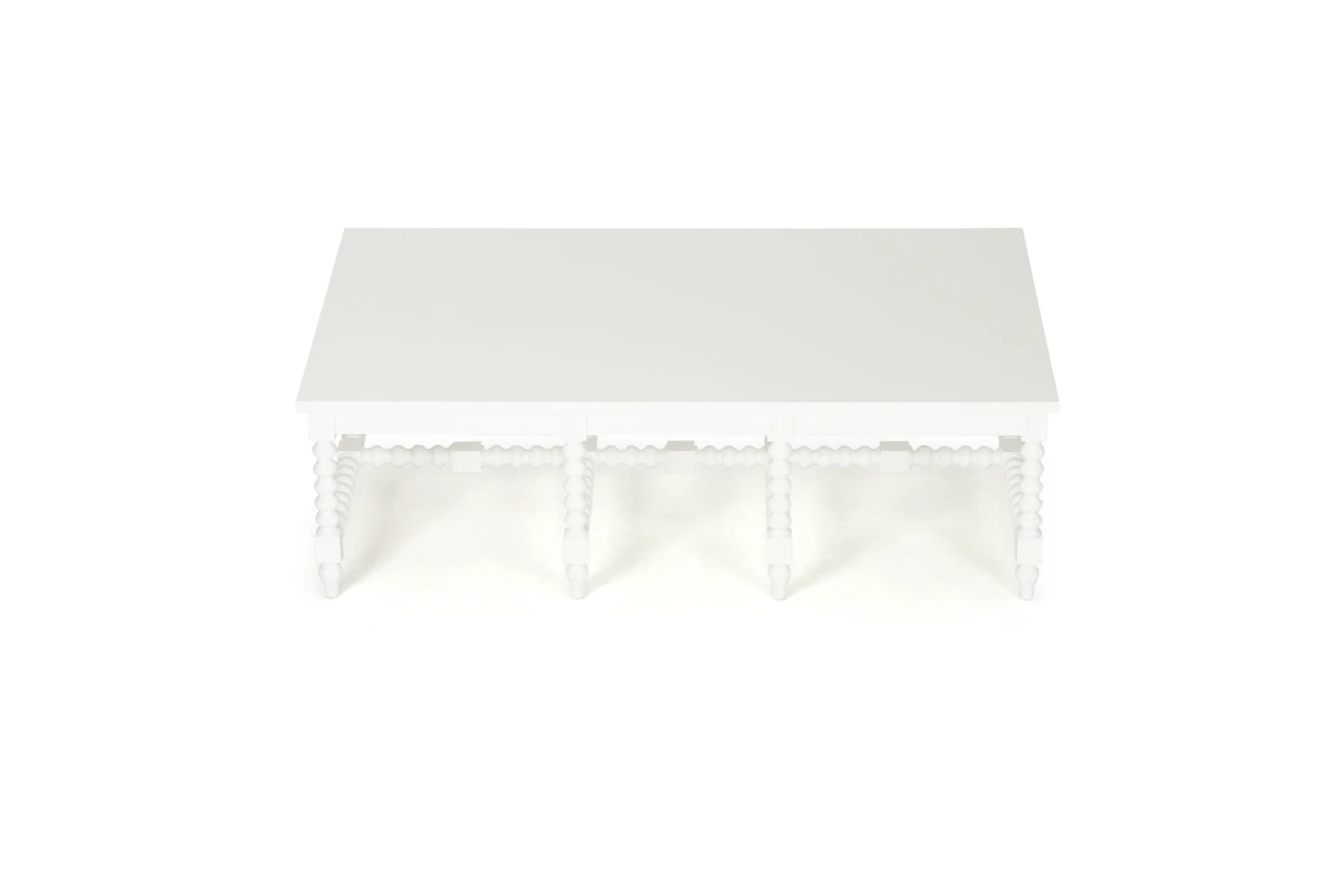 Stradbroke Bobbin Coffee Table – White 9 Stradbroke Bobbin Coffee Table – White - Image 7