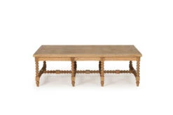 Stradbroke Bobbin Coffee Table – Herringbone Top -Abide Interiors Stradbroke Bobbin Coffee Table Herringbone 2