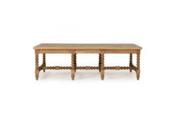 Stradbroke Bobbin Coffee Table – Herringbone Top -Abide Interiors Stradbroke Bobbin Coffee Table Herringbone 7