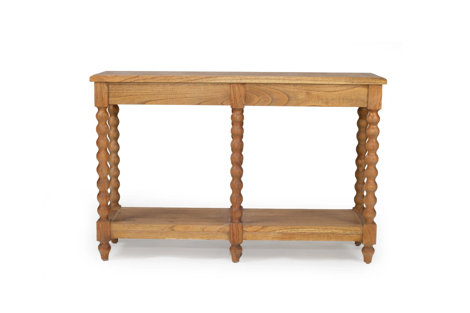 Stradbroke Bobbin Console Table – 2 Drawer – Herringbone Top 9 Stradbroke Bobbin Console Table – 2 Drawer – Herringbone Top - Image 7