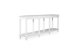 Stradbroke Bobbin Console Table – White – 3 Drawer -Abide Interiors Stradbroke Bobbin Console White 220 5
