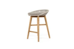 Taylor Backless Counter Stool – Indoor/Outdoor – Grey/White