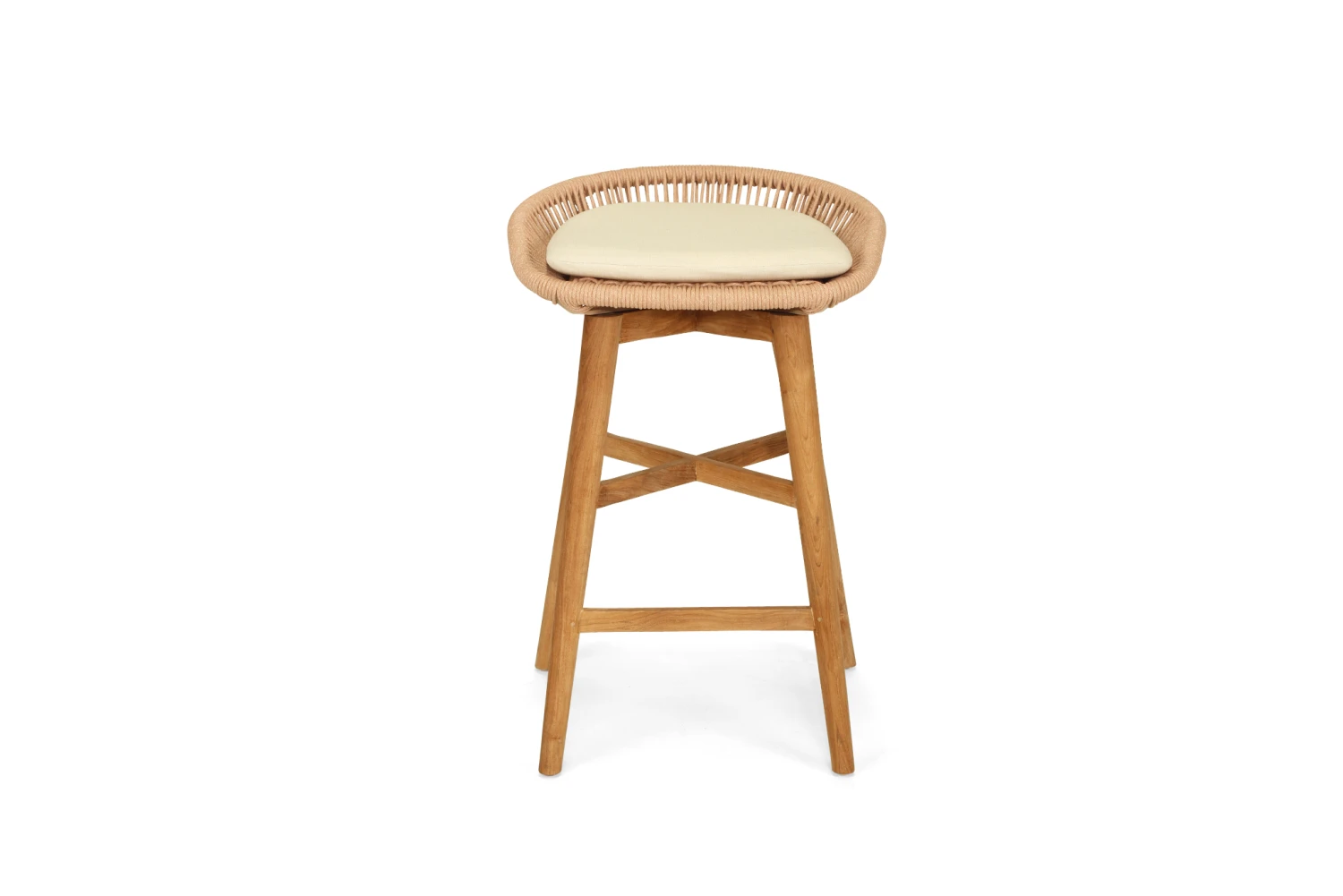 Taylor Backless Counter Stool – Indoor/Outdoor – Apricot 5 Taylor Backless Counter Stool – Indoor/Outdoor – Apricot - Image 3