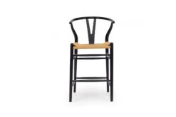 Wishbone Counter Stool – Black