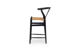 Wishbone Counter Stool – Black -Abide Interiors WISHBO4