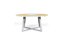 Watego Outdoor Round Dining Table – 1.9m – White Pearl Powder Coated Legs 15 Watego Outdoor Round Dining Table – 1.9m – White Pearl Powder Coated Legs -Abide Interiors Watego Round Table White 6