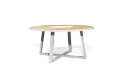 Watego Outdoor Round Dining Table – 1.9m – White Pearl Powder Coated Legs 17 Watego Outdoor Round Dining Table – 1.9m – White Pearl Powder Coated Legs -Abide Interiors Watego Round Table White 8