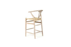 Wishbone Counter Stool – White Coastal Oak -Abide Interiors Wishbone Counter Stool Coastal Oak Light Cord 5