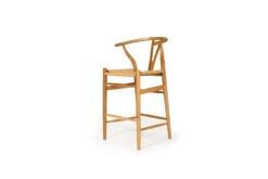 Wishbone Counter Stool – Natural Oak -Abide Interiors Wishbone Counter Stool Natural 3