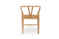 Wishbone Designer Replica Chair – Natural Oak -Abide Interiors Wishbone Designer Replica Chair Natural Oak Tan Cord 6