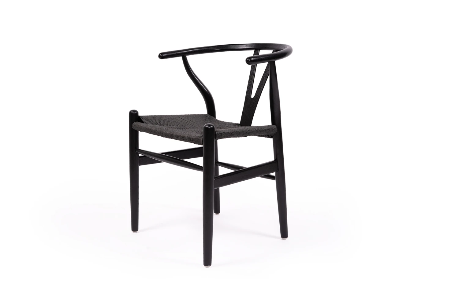 Wishbone Designer Replica Chair – Black On Black 4 Wishbone Designer Replica Chair – Black On Black - Image 2