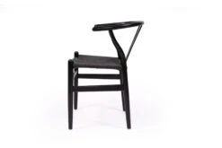 Wishbone Designer Replica Chair – Black On Black 12 Wishbone Designer Replica Chair – Black On Black -Abide Interiors Wishbone Dining Chair Black Black 3