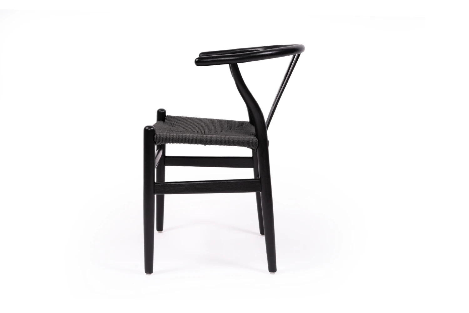 Wishbone Designer Replica Chair – Black On Black 5 Wishbone Designer Replica Chair – Black On Black - Image 3