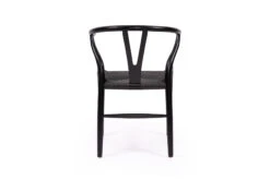 Wishbone Designer Replica Chair – Black On Black 14 Wishbone Designer Replica Chair – Black On Black -Abide Interiors Wishbone Dining Chair Black Black 5