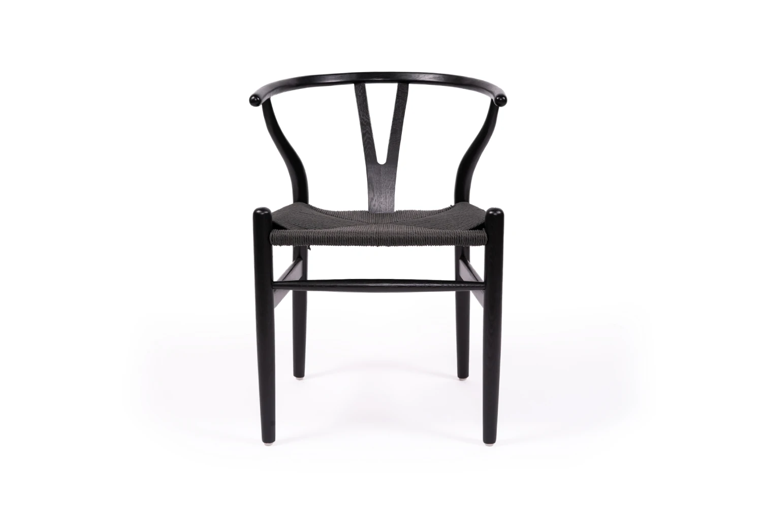 Wishbone Designer Replica Chair – Black On Black 3 Wishbone Designer Replica Chair – Black On Black