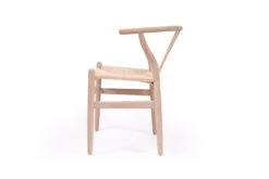Wishbone Designer Replica Chair – White Coastal Oak -Abide Interiors Wishbone Dining Chair Coastal Oak 4