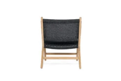 Zen Accent Arm Chair – Black (Close Weave) -Abide Interiors Zen Accent Armchair Black CW 6