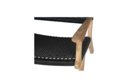 Zen Accent Arm Chair – Black (Close Weave) -Abide Interiors Zen Accent Armchair Black CW 7