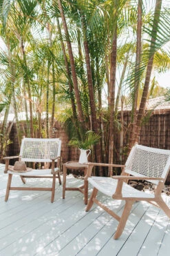 Kingscliff Outdoor Side Table -Abide Interiors Zen Accent Armchair White CW Styled 1 1