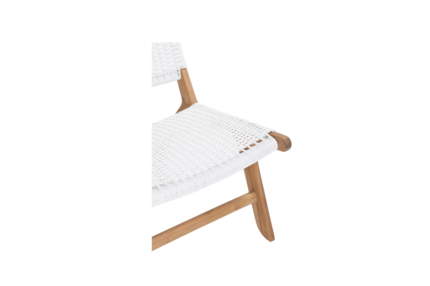 Zen Accent Chair – White (Close Weave) 7 Zen Accent Chair – White (Close Weave) - Image 5