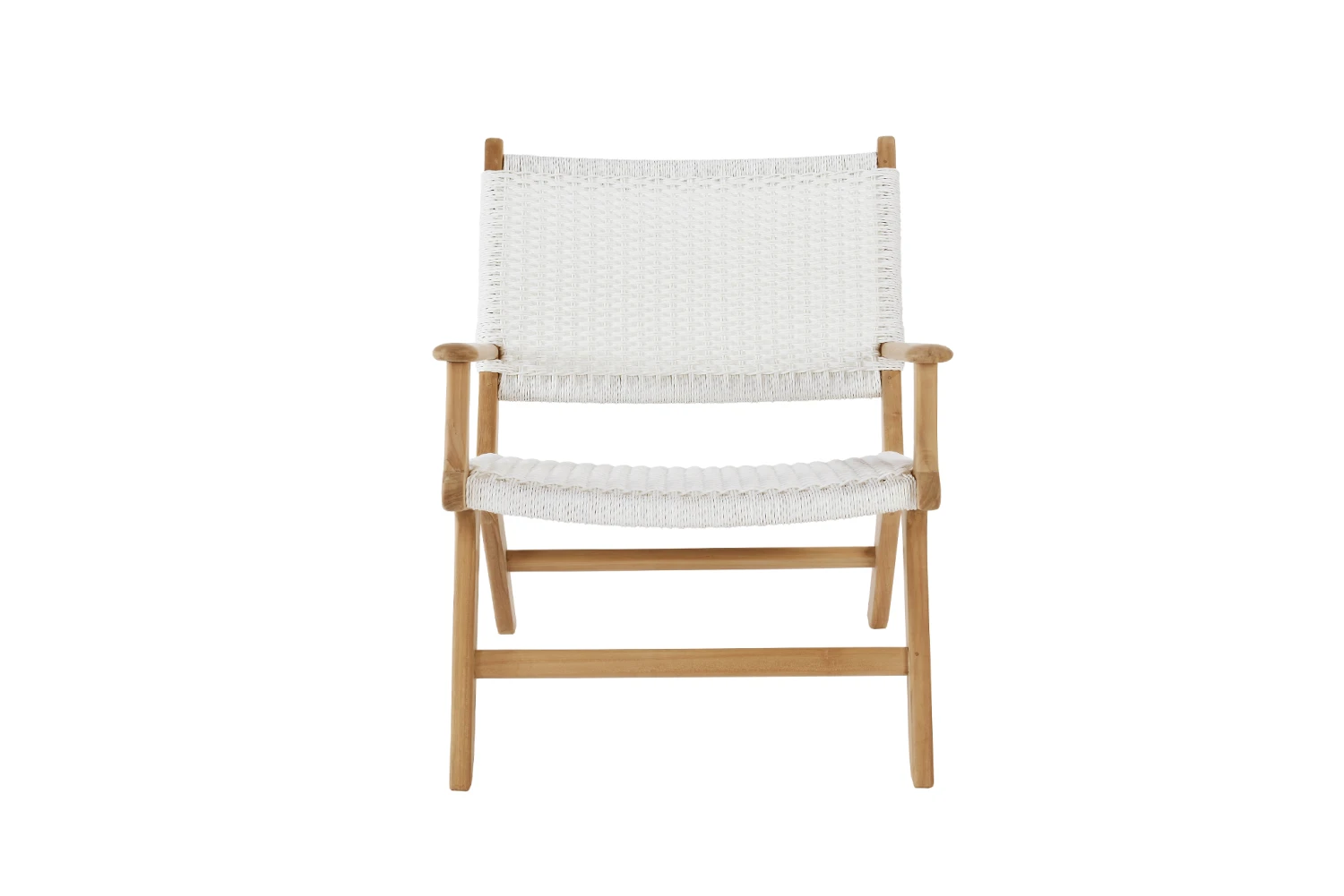 Zen Accent Arm Chair – White (Close Weave) 4 Zen Accent Arm Chair – White (Close Weave) - Image 2