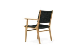 Zen Armchair – Black – Close Weave -Abide Interiors Zen Armchair Black CW 5