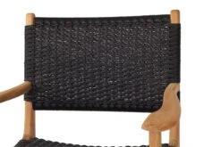 Zen Armchair – Black – Close Weave -Abide Interiors Zen Armchair Black CW 7