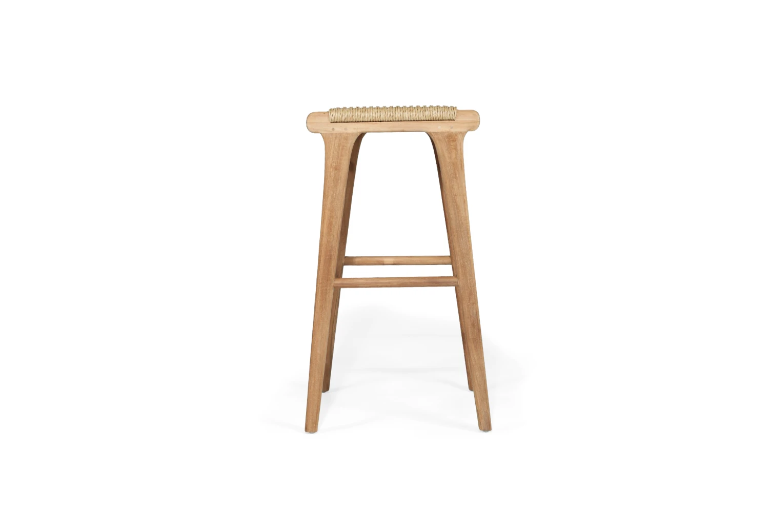 Zen Backless Bar Stool – Sand – Close Weave 6 Zen Backless Bar Stool – Sand – Close Weave - Image 4