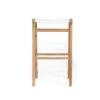 Zen Backless Bar Stool – White