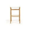 Zen Backless Bar Stool – White (Close Weave) -Abide Interiors Zen Backless Bar Stool White CW 1