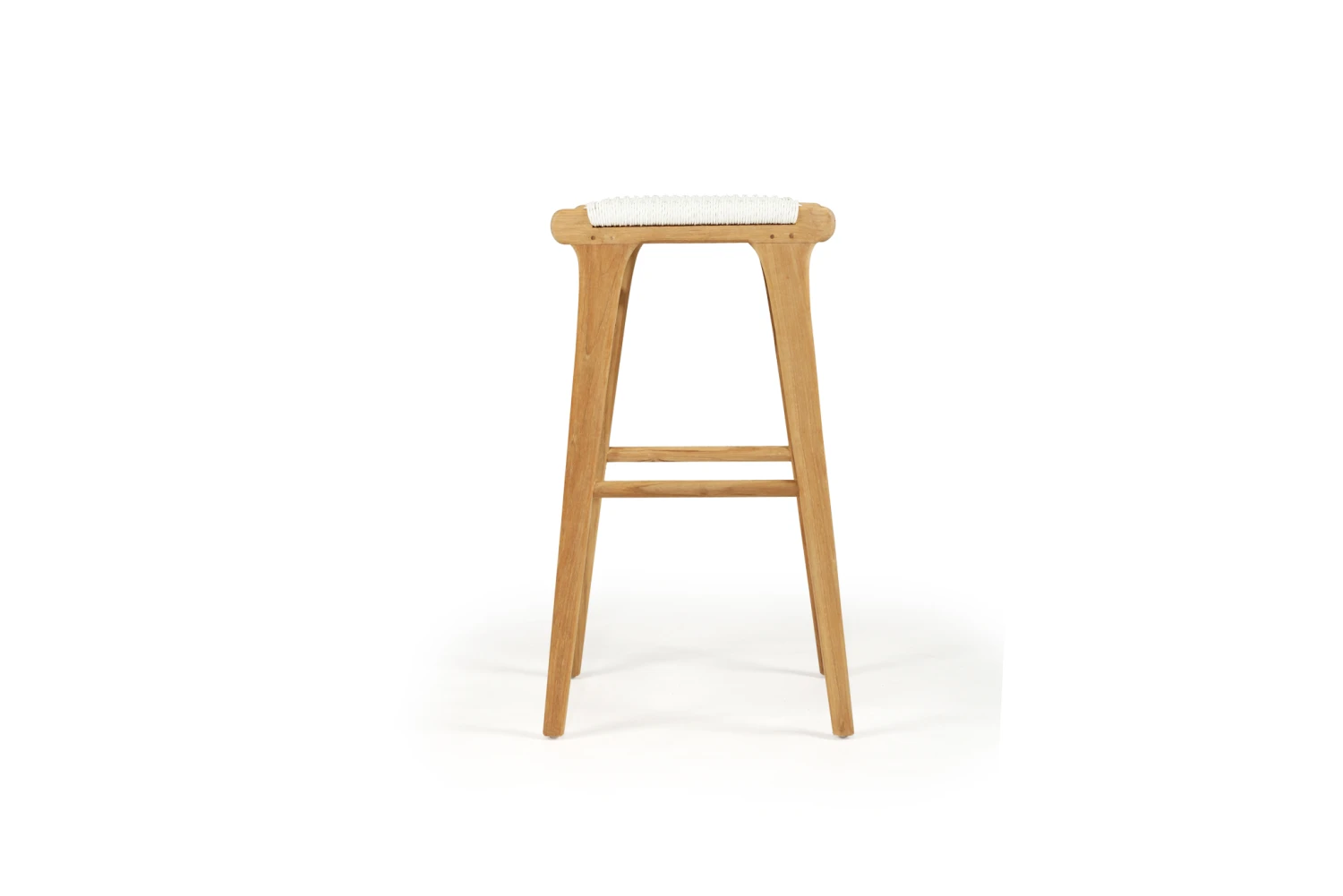 Zen Backless Bar Stool – White (Close Weave) 5 Zen Backless Bar Stool – White (Close Weave) - Image 3