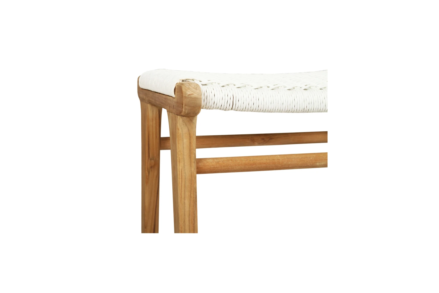 Zen Backless Bar Stool – White (Close Weave) 9 Zen Backless Bar Stool – White (Close Weave) - Image 7