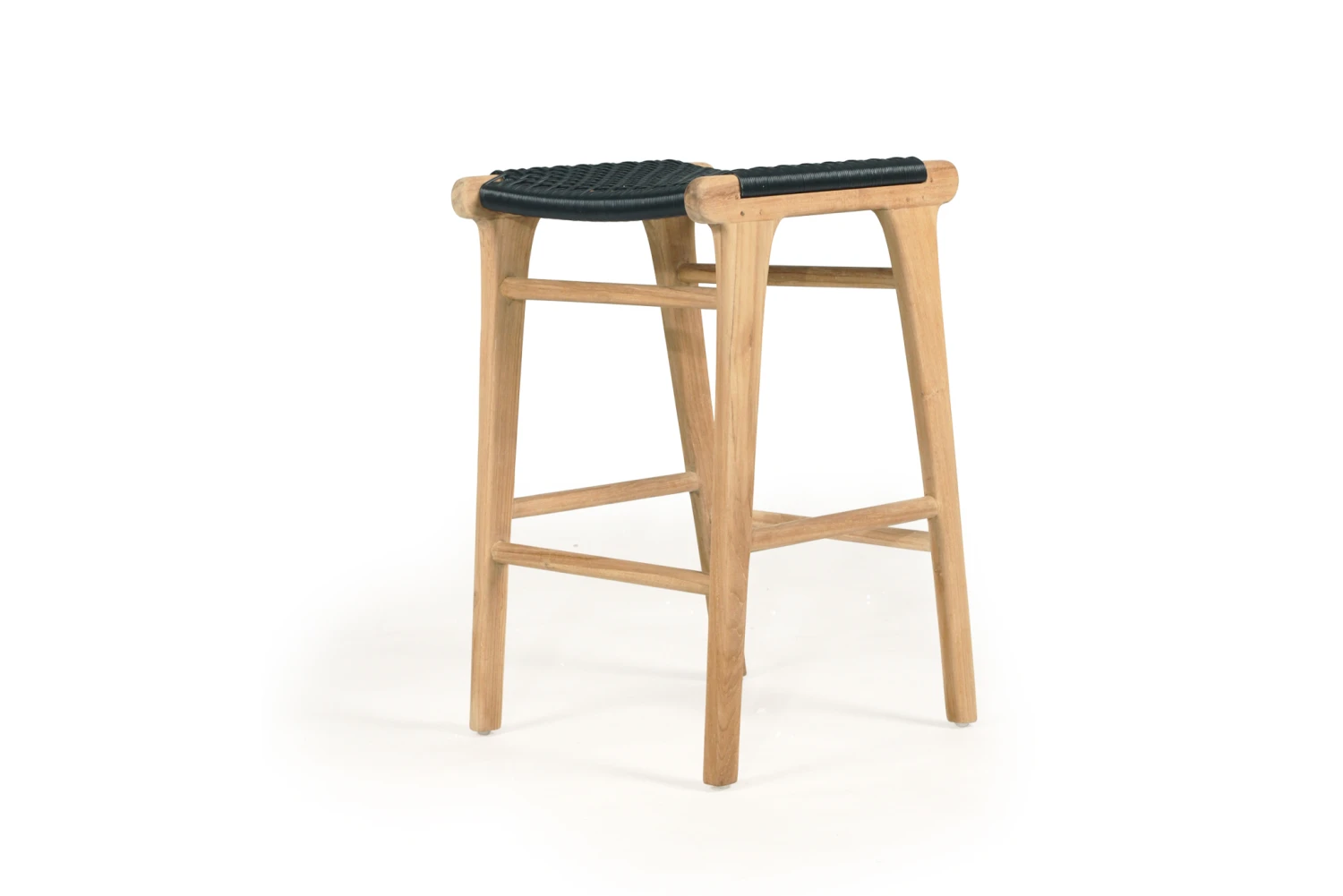 Zen Backless Counter Stool – Black 4 Zen Backless Counter Stool – Black - Image 2