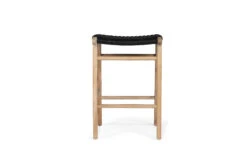 Zen Backless Counter Stool – Black (Close Weave)
