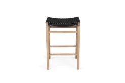 Zen Backless Counter Stool – Black (Close Weave) 25 Zen Backless Counter Stool – Black (Close Weave) -Abide Interiors Zen Backless Counter Stool Black CW 2