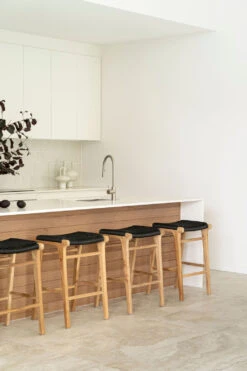 Zen Backless Counter Stool – Black (Close Weave) 32 Zen Backless Counter Stool – Black (Close Weave) -Abide Interiors Zen Backless Counter Stool Black CW 22