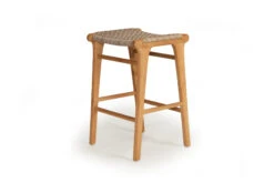 Zen Backless Counter Stool – Washed Grey -Abide Interiors Zen Backless Counter Stool Grey 3