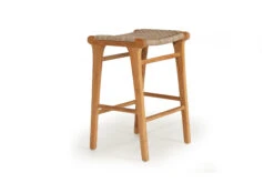 Zen Backless Counter Stool – Washed Grey -Abide Interiors Zen Backless Counter Stool Grey 5