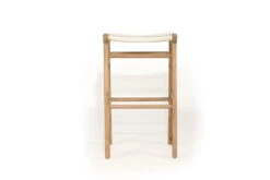 Zen Backless Counter Stool – White