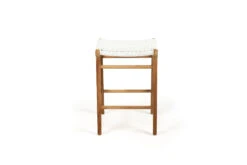 Zen Backless Counter Stool – White (Close Weave) -Abide Interiors Zen Backless Counter White CW 2