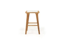 Zen Backless Counter Stool – White (Close Weave) -Abide Interiors Zen Backless Counter White CW 4