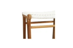 Zen Backless Counter Stool – White (Close Weave) -Abide Interiors Zen Backless Counter White CW 7
