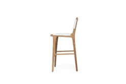Zen Bar Stool – White (Close Weave) -Abide Interiors Zen Bar Stool White Close Weave 4