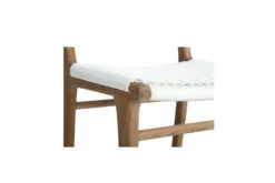 Zen Bar Stool – White (Close Weave) -Abide Interiors Zen Bar Stool White Close Weave 8