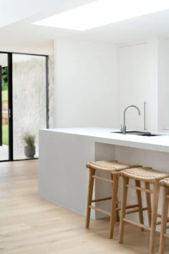 Zen Backless Counter Stool – Sand (Close Weave) -Abide Interiors Zen Bckless CnterStool Sand CW 14