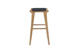 Zen Backless Bar Stool – Black -Abide Interiors Zen Counter Stool Backless Black 3