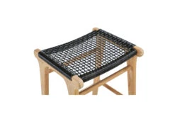 Zen Backless Bar Stool – Black -Abide Interiors Zen Counter Stool Backless Black 4